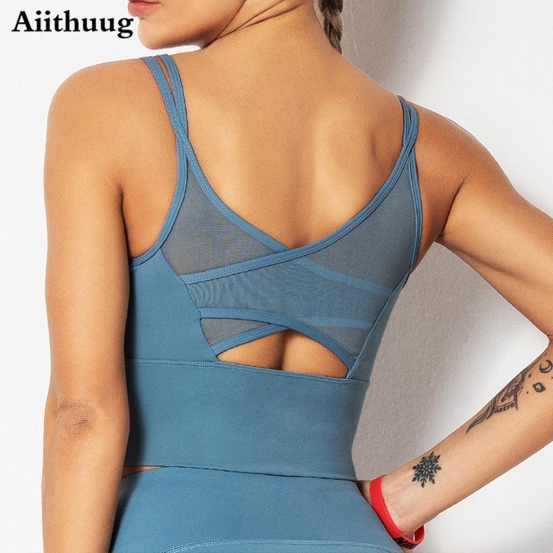 Sports Bra Racerback - Aiithuug Tập Yoga Áo Lót Thể