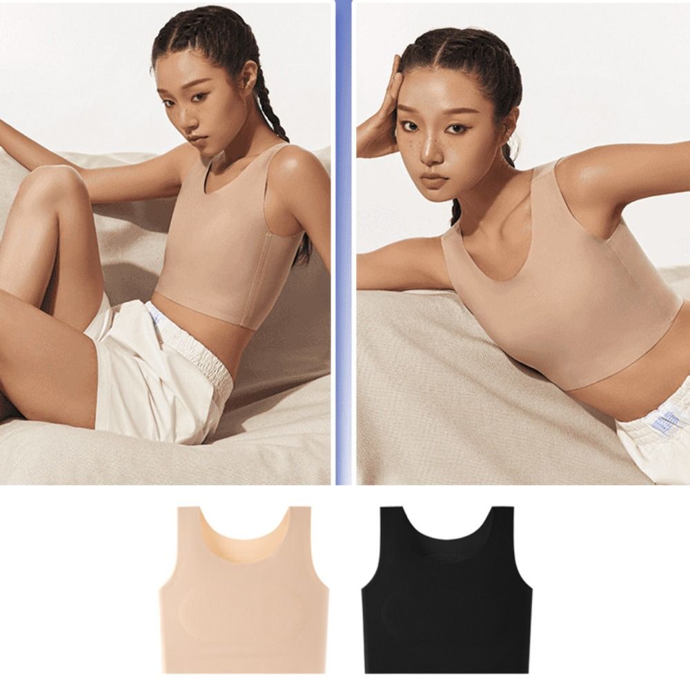 Women Ice Silk Seamless Wirele - đánh giá và giá Minimizer Bra Women