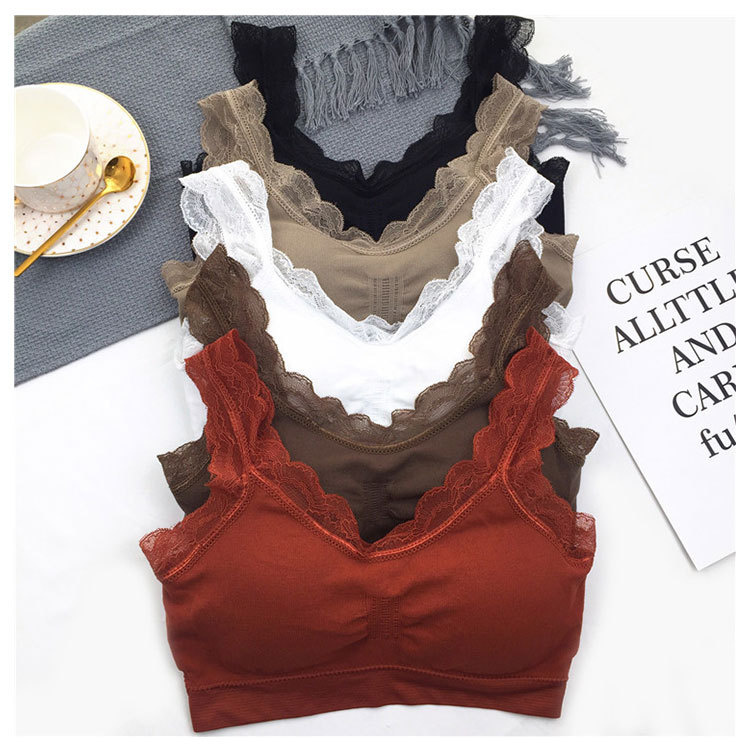3D Ren Quần Lót Liền Mạch Áo N - đánh giá và giá Lace Bralette Set
