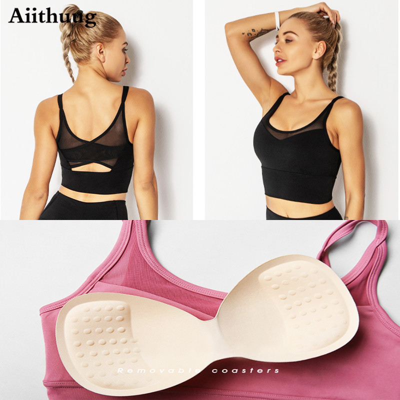 Aiithuug Tập Yoga Áo Lót Thể D - đánh giá và giá Sports Bra Racerback