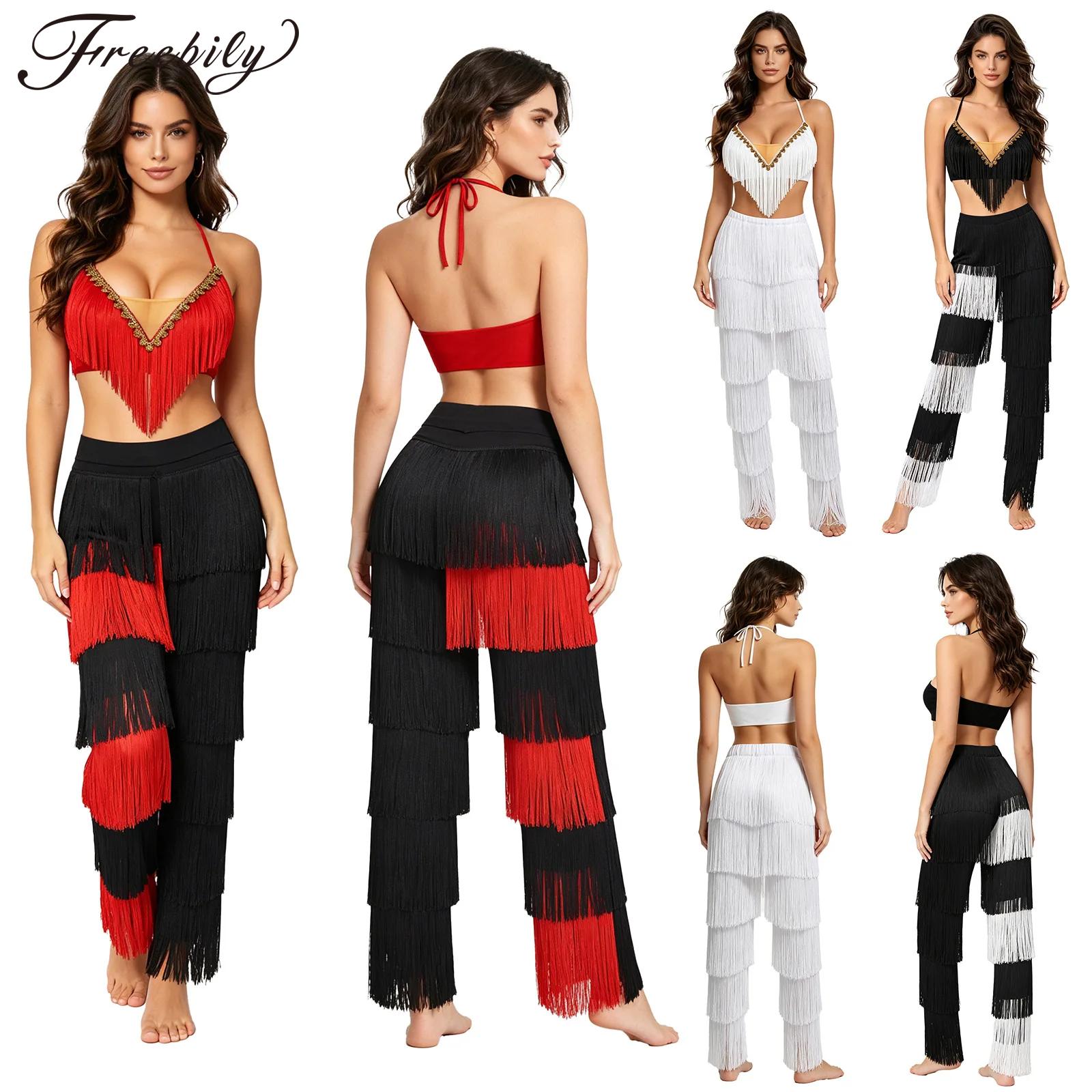 Women 2pcs Tassel Latin Dance  - đánh giá và giá Lace Bralette Set