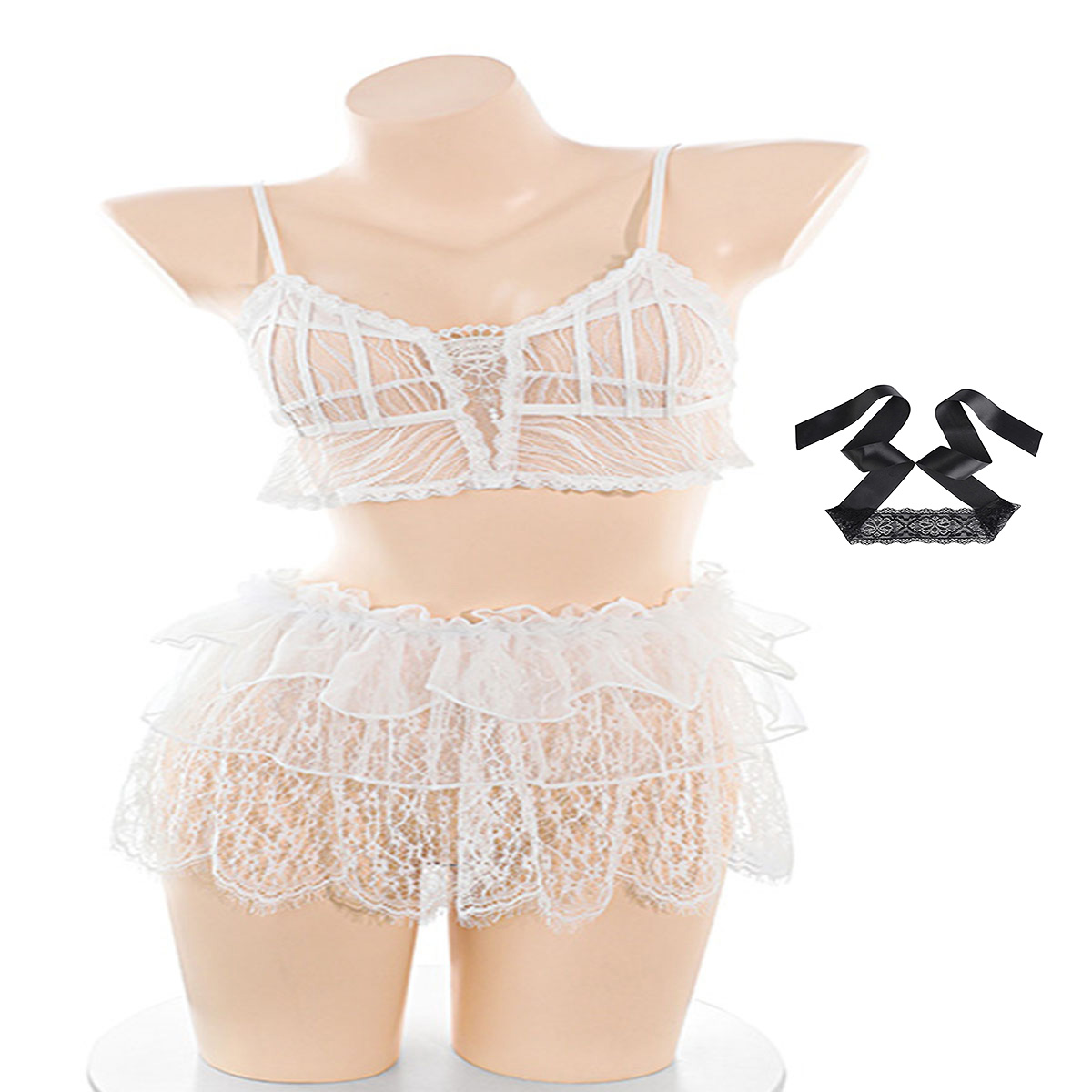 LISM Sweet Sheer Lace Lingerie - đánh giá và giá Lace Bralette Set
