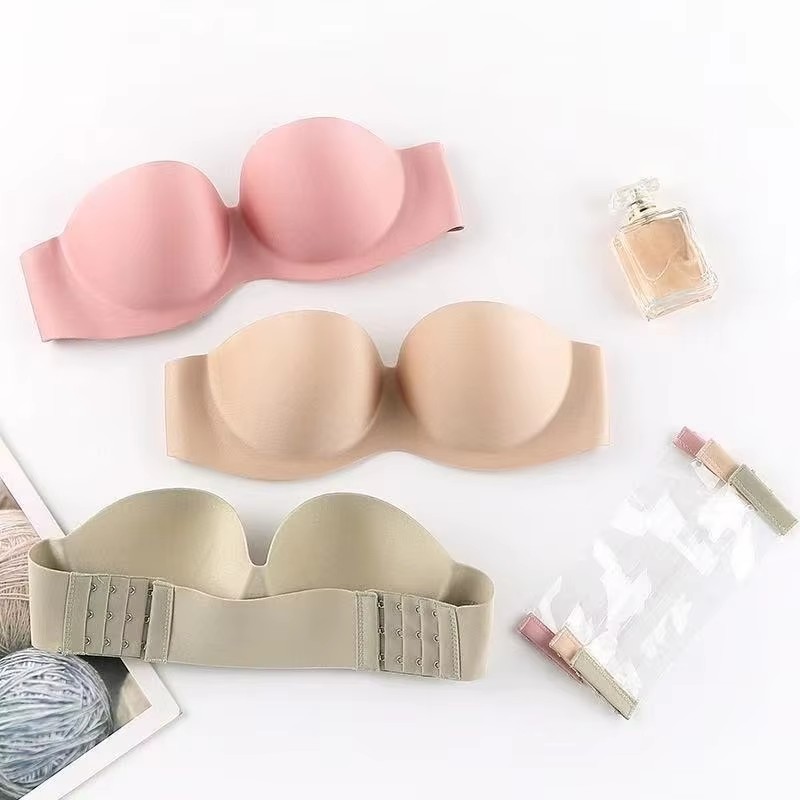 Women's Sexy Strapless Push-Up - đánh giá và giá Underwire Bra Padded