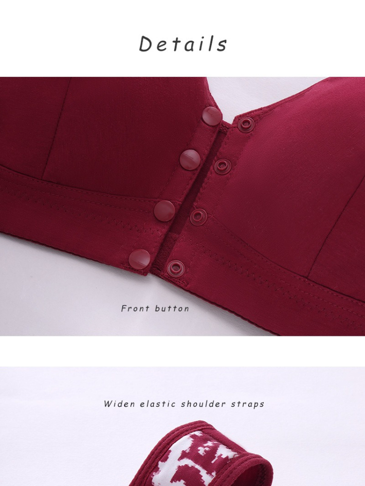 XL-7XL Plus Size Front Buckle  - đánh giá và giá Wirefree Bra Comfort